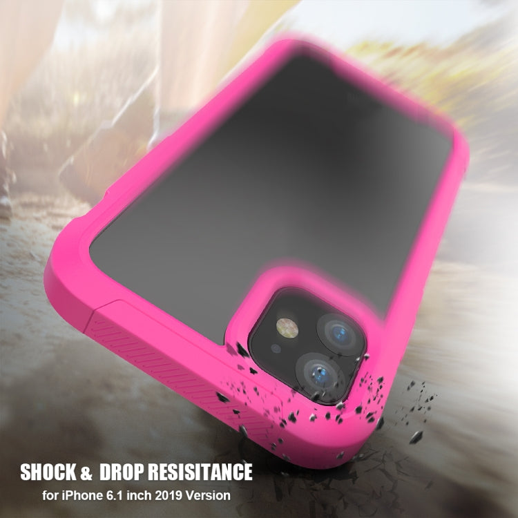 For iPhone 11 Transparent Series Frame TPU + PC Dust-proof Scratch-proof Drop-proof Protective Case