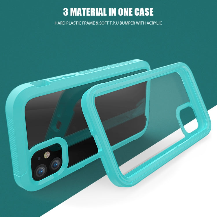 For iPhone 11 Transparent Series Frame TPU + PC Dust-proof Scratch-proof Drop-proof Protective Case
