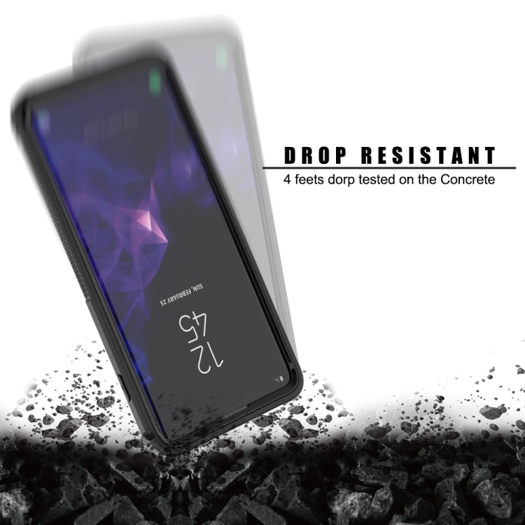 For Galaxy S10 Transparent Series Frame TPU + PC Dust-proof Scratch-proof Drop-proof Protective Case