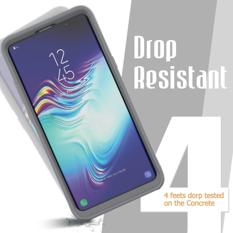 For Galaxy S10 5G Transparent Series Frame TPU + PC Dust-proof Scratch-proof Drop-proof Protective Case