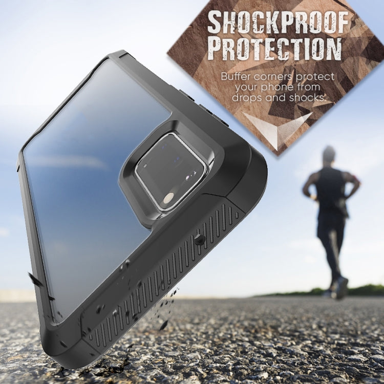 For Galaxy S20 Transparent Series Frame TPU + PC Dust-proof Scratch-proof Drop-proof Protective Case
