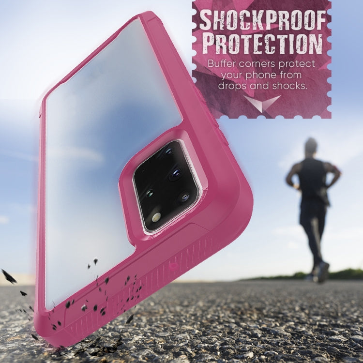 For Galaxy S20+ Transparent Series Frame TPU + PC Dust-proof Scratch-proof Drop-proof Protective Case