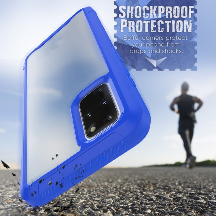 For Galaxy S20+ Transparent Series Frame TPU + PC Dust-proof Scratch-proof Drop-proof Protective Case