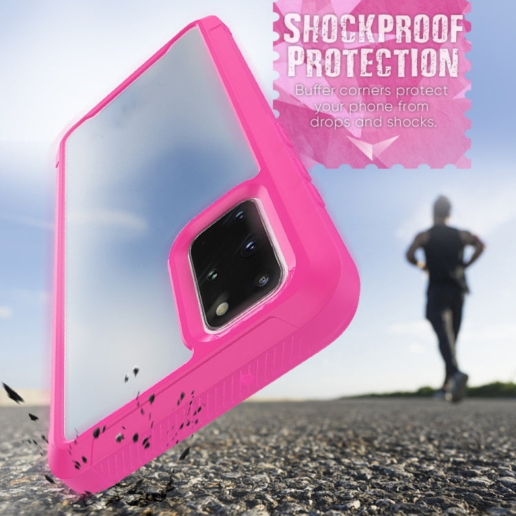 For Galaxy S20+ Transparent Series Frame TPU + PC Dust-proof Scratch-proof Drop-proof Protective Case