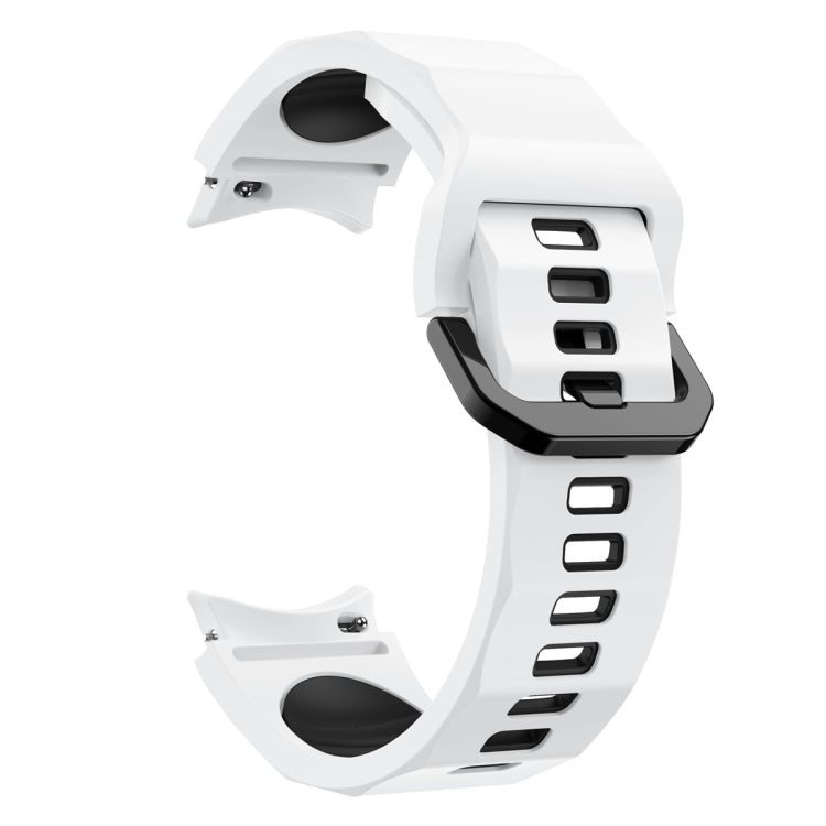 For Samsung Galaxy Watch5 Pro Wave Two Color Silicone Watch Band
