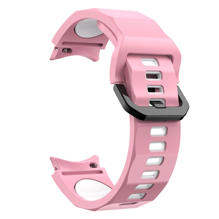 For Samsung Galaxy Watch5 Pro Wave Two Color Silicone Watch Band