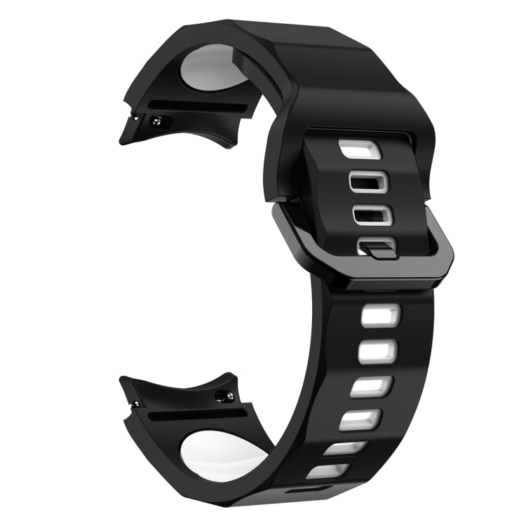For Samsung Galaxy Watch5 Pro Wave Two Color Silicone Watch Band