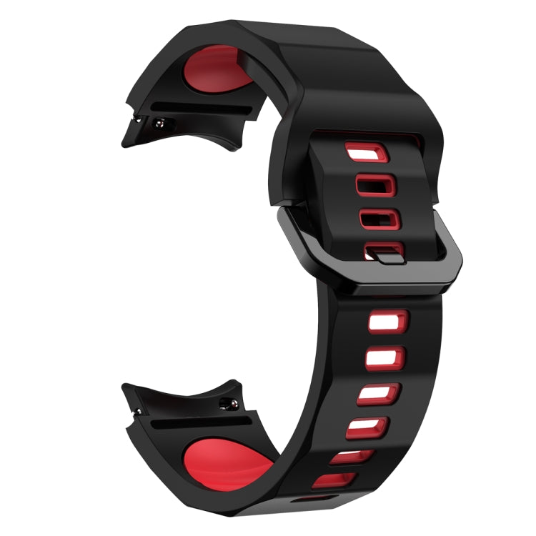 For Samsung Galaxy Watch5 Pro Wave Two Color Silicone Watch Band