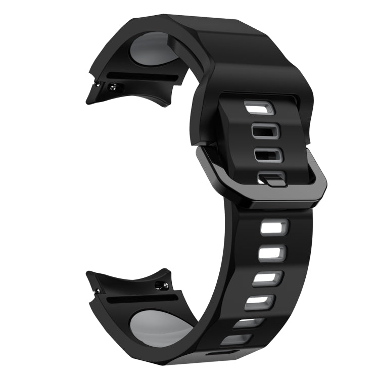 For Samsung Galaxy Watch5 Pro Wave Two Color Silicone Watch Band