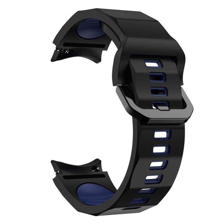 For Samsung Galaxy Watch5 Pro Wave Two Color Silicone Watch Band