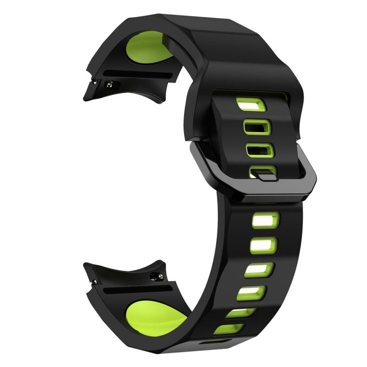 For Samsung Galaxy Watch5 Pro Wave Two Color Silicone Watch Band
