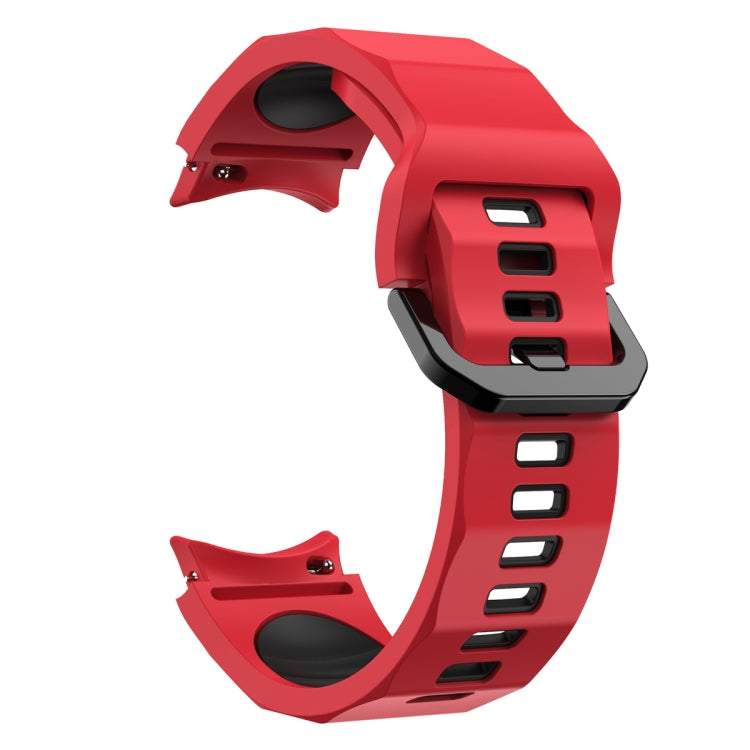 For Samsung Galaxy Watch5 Pro Wave Two Color Silicone Watch Band