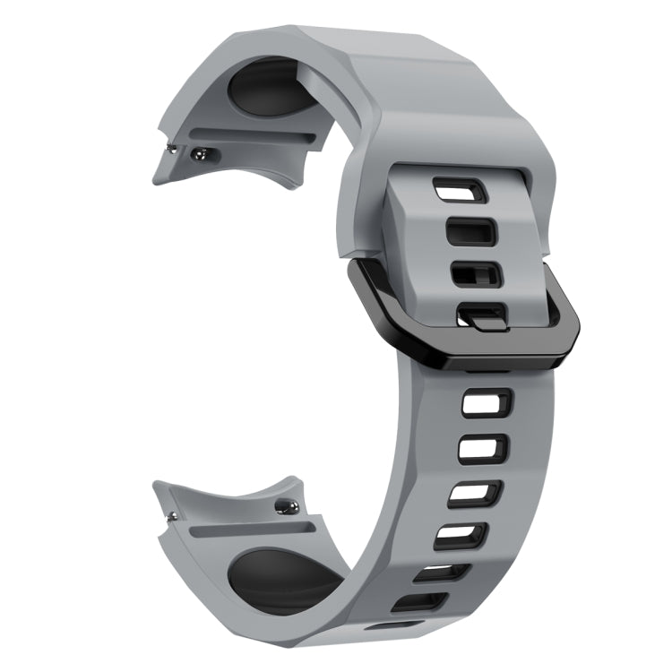 For Samsung Galaxy Watch5 Pro Wave Two Color Silicone Watch Band