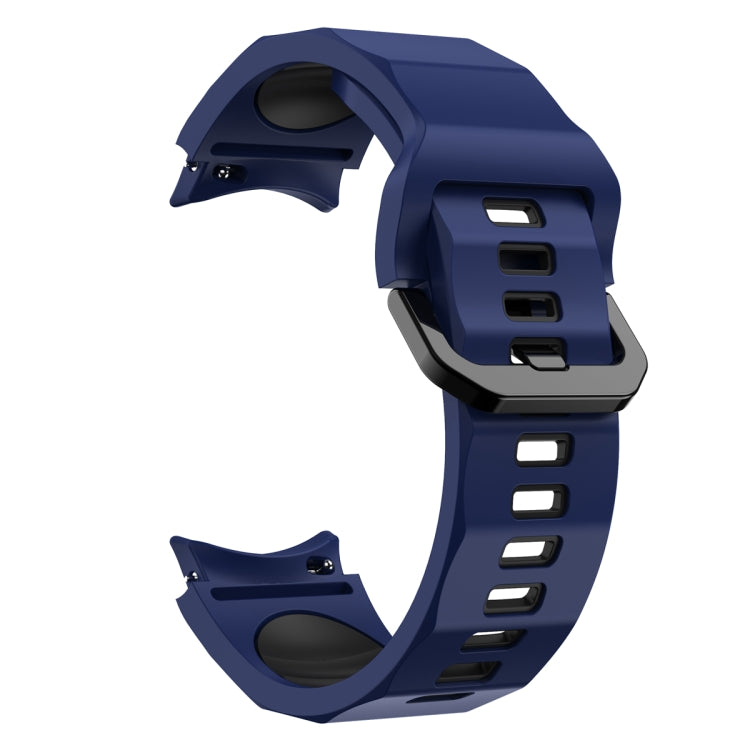 For Samsung Galaxy Watch5 Pro Wave Two Color Silicone Watch Band
