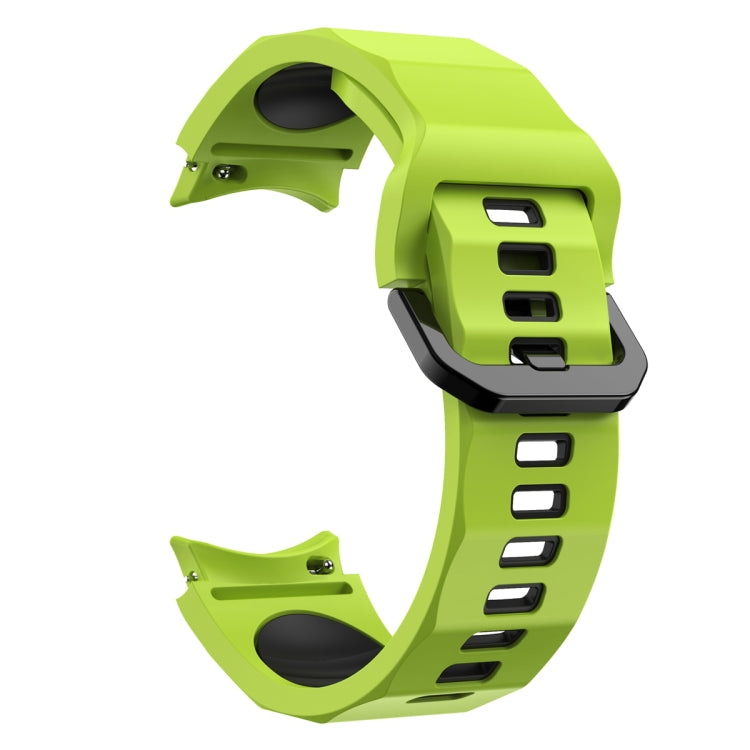 For Samsung Galaxy Watch5 Pro Wave Two Color Silicone Watch Band