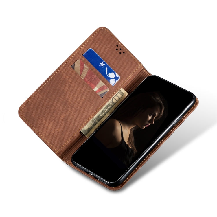 For Samsung Galaxy S23+ 5G Denim Texture Leather Phone Case