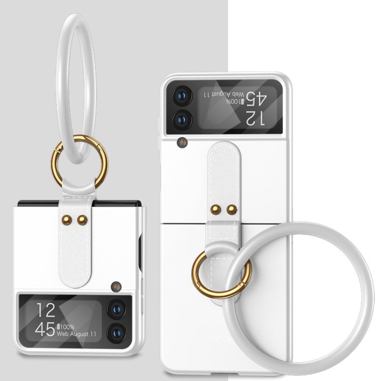 For Samsung Galaxy Z Flip4 GKK Ultrathin Integrated Shockproof Phone Case with Bracelet