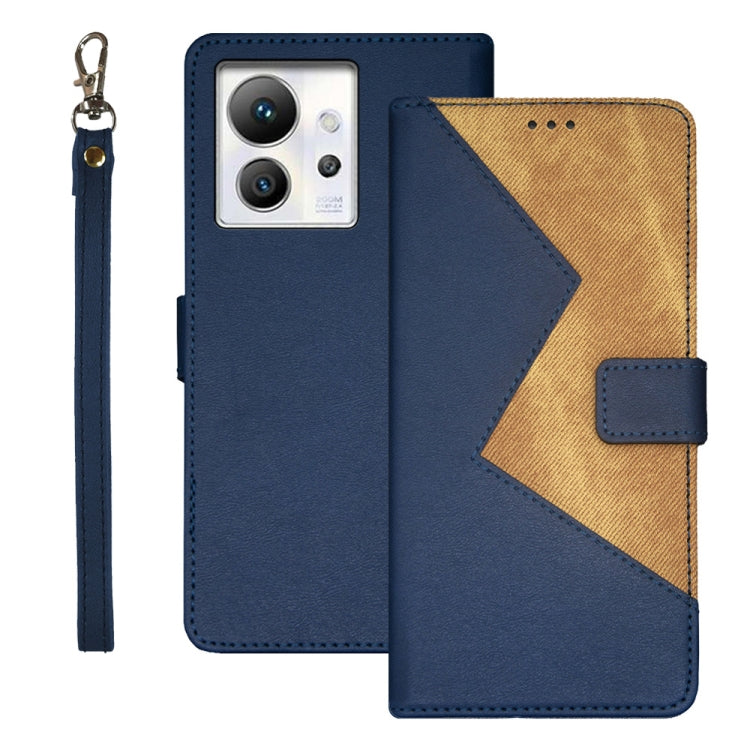 For Infinix Zero Ultra 5G idewei Two-color Splicing Leather Phone Case
