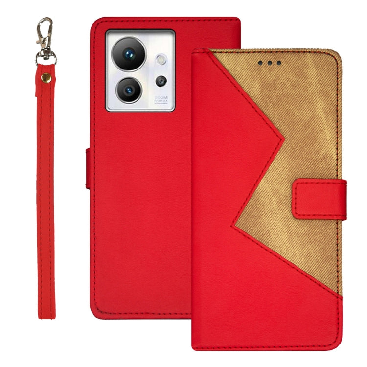 For Infinix Zero Ultra 5G idewei Two-color Splicing Leather Phone Case