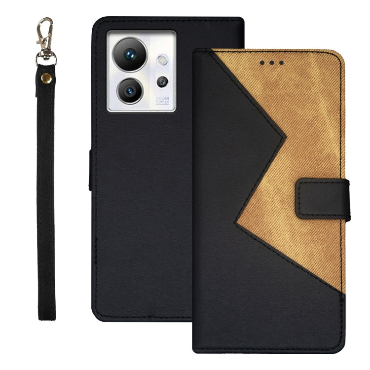 For Infinix Zero Ultra 5G idewei Two-color Splicing Leather Phone Case
