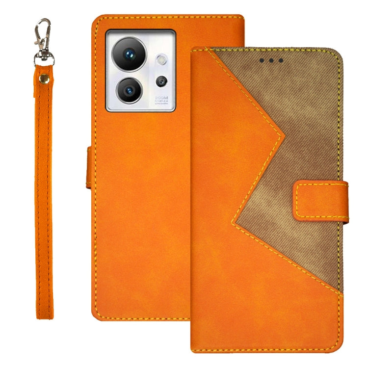 For Infinix Zero Ultra 5G idewei Two-color Splicing Leather Phone Case