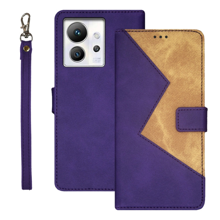 For Infinix Zero Ultra 5G idewei Two-color Splicing Leather Phone Case