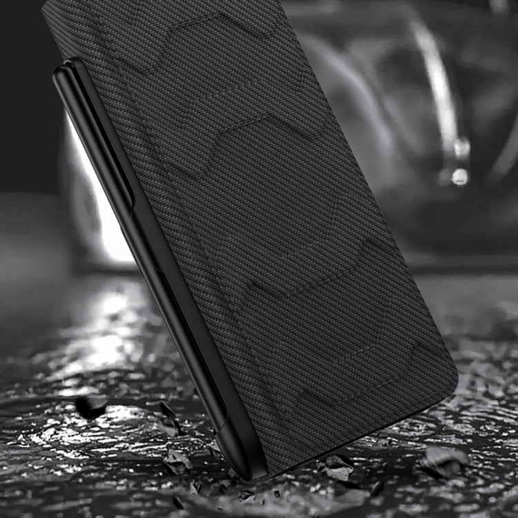 For Samsung Galaxy Z Fold4 GKK Integrated Shockproof Leather Phone Case with Pen Slots