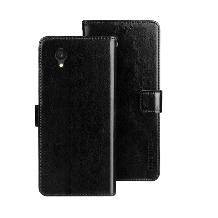 For Alcatel 1 Ultra idewei Crazy Horse Texture Leather Phone Case