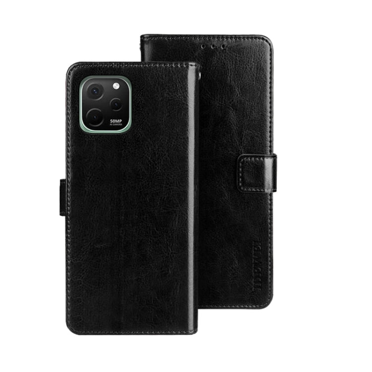 For Huawei nova Y61 4G idewei Crazy Horse Texture Leather Phone Case