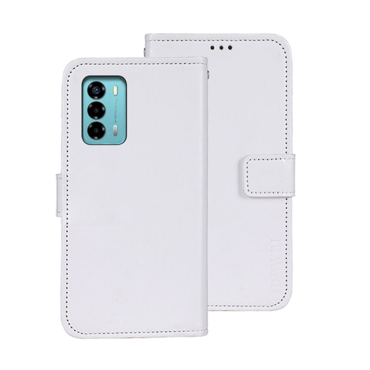 For ZTE Blade A72 4G idewei Crazy Horse Texture Leather Phone Case