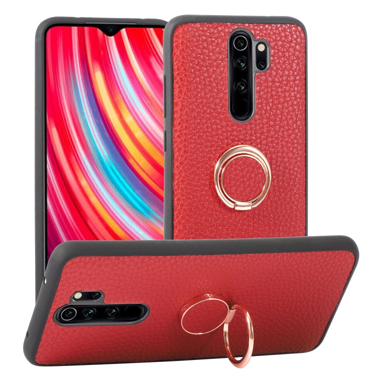 For Xiaomi Redmi Note 8 Pro Litchi Texture Magnetic Shockproof Protective Phone Case