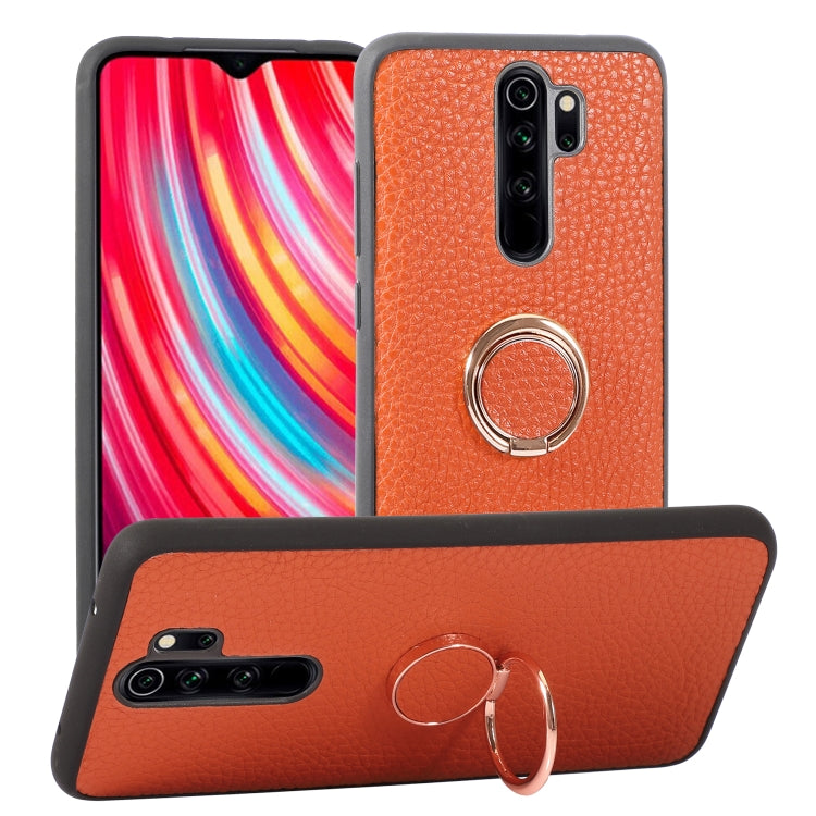 For Xiaomi Redmi Note 8 Pro Litchi Texture Magnetic Shockproof Protective Phone Case