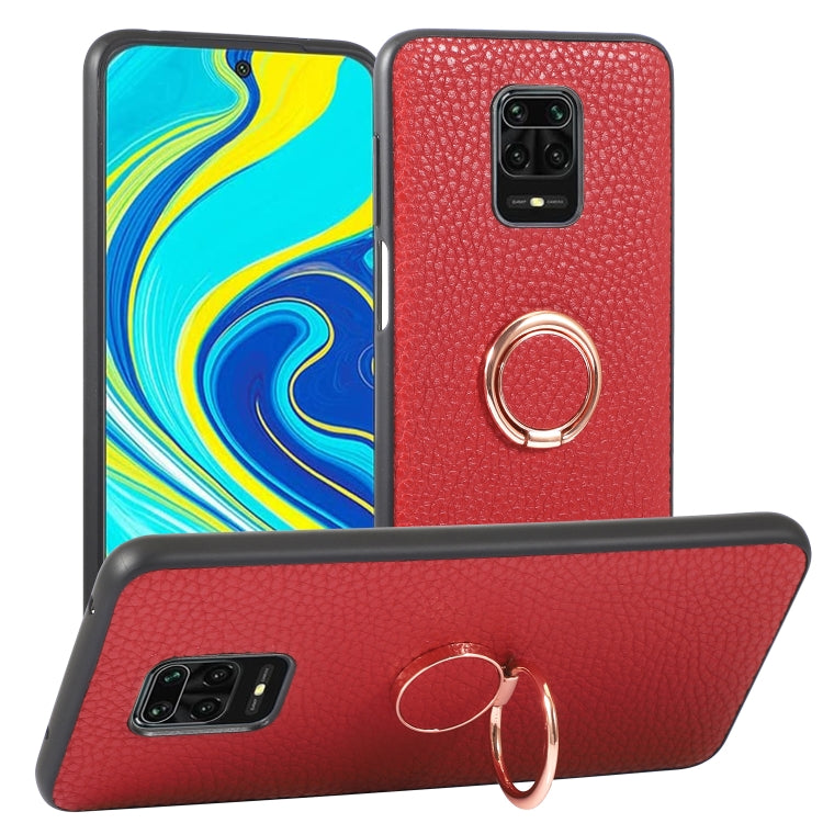 For Xiaomi Redmi Note 9 Pro Litchi Texture Magnetic Shockproof Protective Phone Case