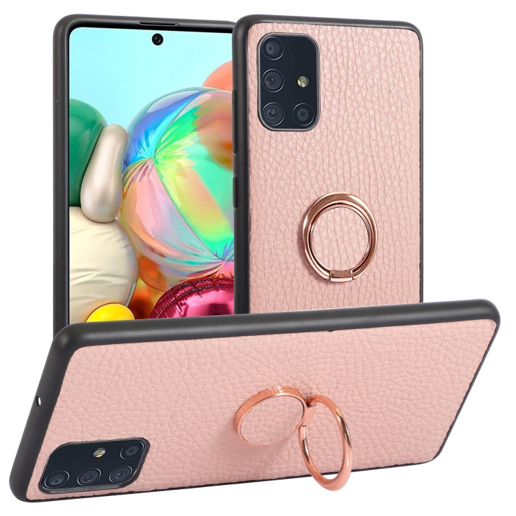 For Samsung Galaxy A71 Litchi Texture Magnetic Shockproof Protective Phone Case