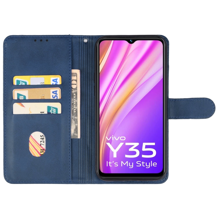 For vivo Y35 5G Leather Phone Case