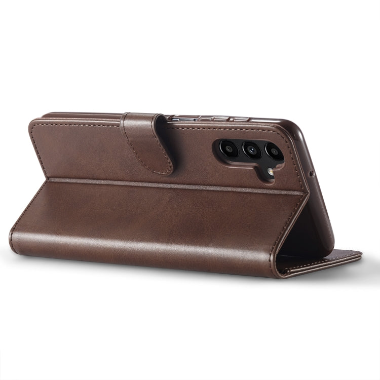 For Samsung Galaxy A54 5G LC.IMEEKE Calf Texture Leather Phone Case