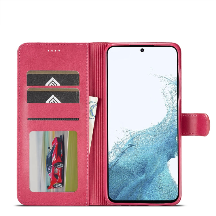 For Samsung Galaxy A54 5G LC.IMEEKE Calf Texture Leather Phone Case