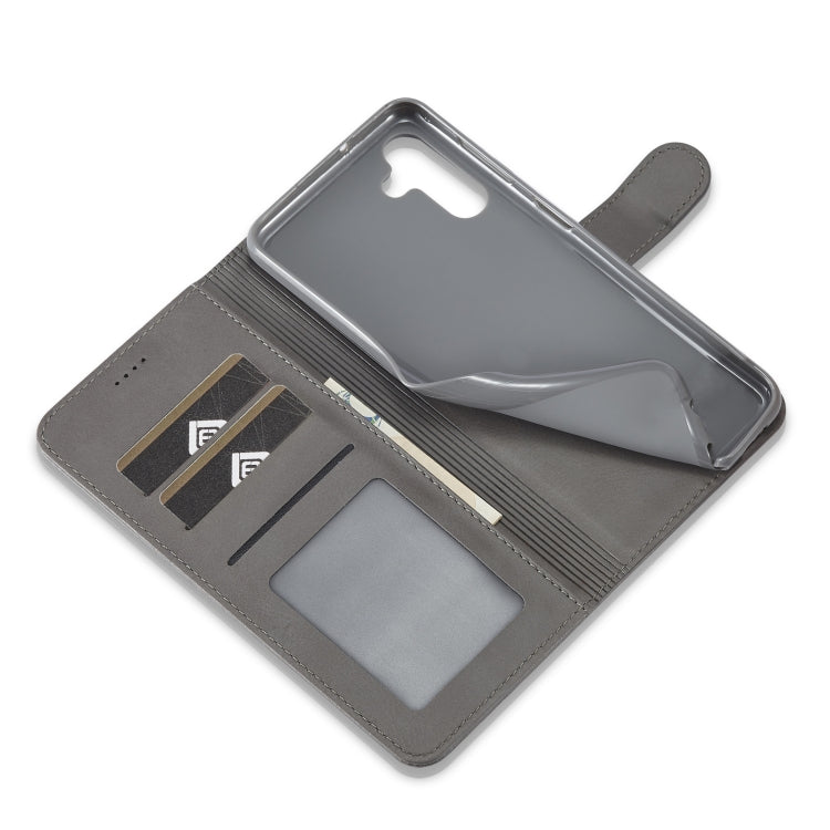 For Samsung Galaxy A54 5G LC.IMEEKE Calf Texture Leather Phone Case