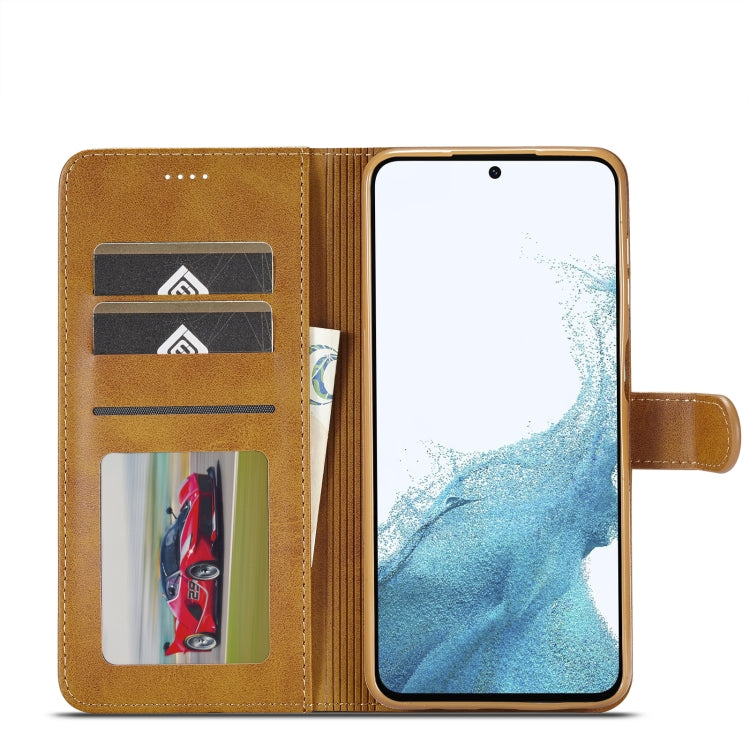 For Samsung Galaxy A54 5G LC.IMEEKE Calf Texture Leather Phone Case