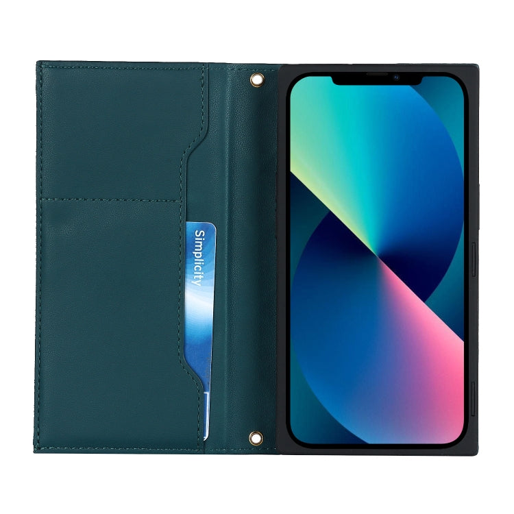 For iPhone 11 Pro Max Grid Texture Lanyard Zipper Leather Phone Case
