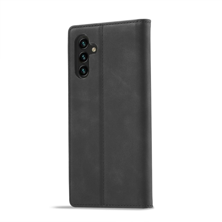 For Samsung Galaxy A54 5G LC.IMEEKE Strong Magnetism Microfiber Leather Phone Case