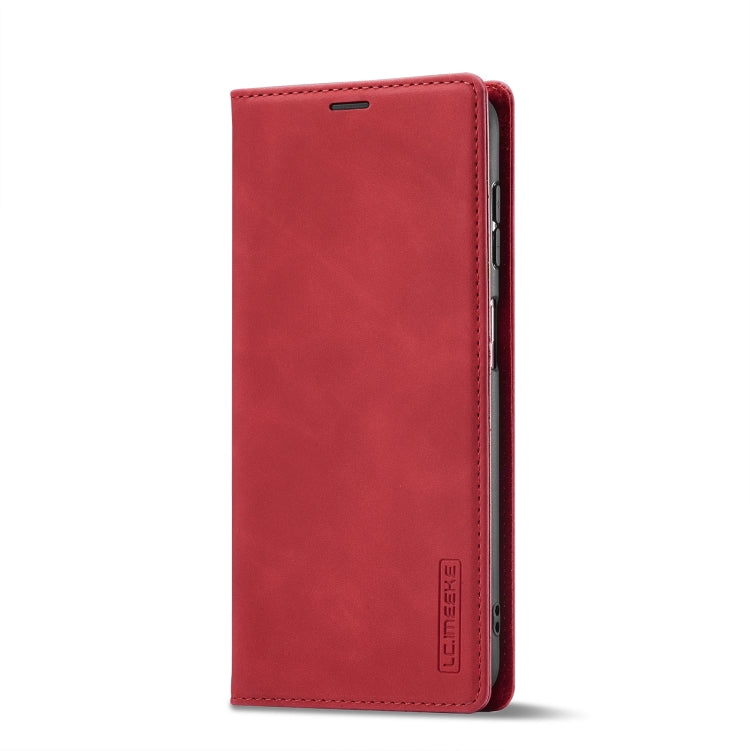 For Samsung Galaxy A54 5G LC.IMEEKE Strong Magnetism Microfiber Leather Phone Case