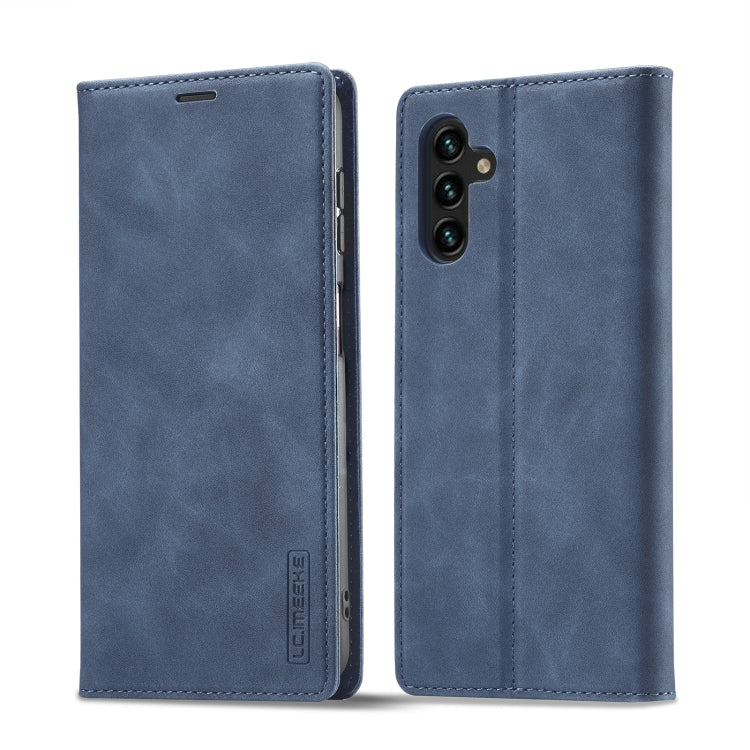 For Samsung Galaxy A54 5G LC.IMEEKE Strong Magnetism Microfiber Leather Phone Case