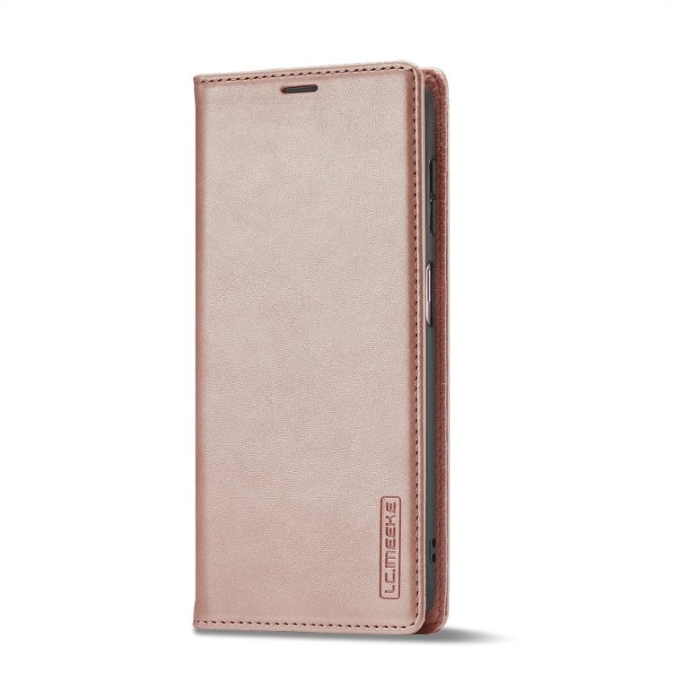 For Samsung Galaxy A54 5G LC.IMEEKE Strong Magnetism Microfiber Leather Phone Case