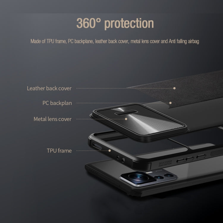 For Xiaomi 12T Pro NILLKIN PC + TPU Phone Case