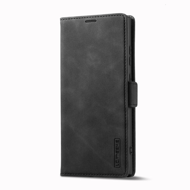 For Samsung Galaxy S23 Ultra 5G LC.IMEEKE Strong Magnetism Microfiber Leather Phone Case