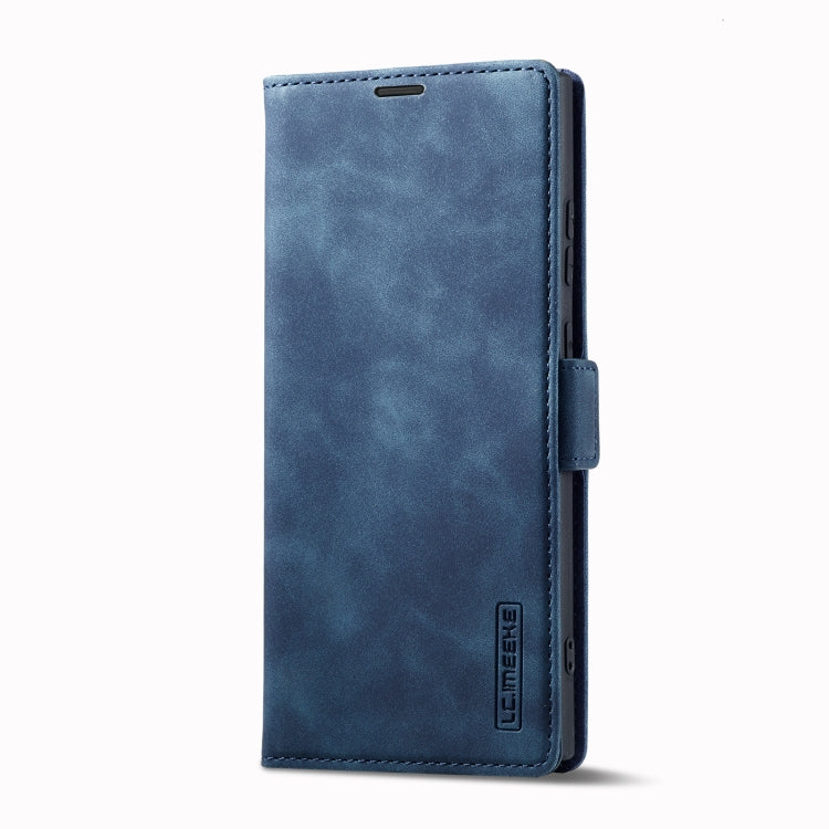 For Samsung Galaxy S23 Ultra 5G LC.IMEEKE Strong Magnetism Microfiber Leather Phone Case