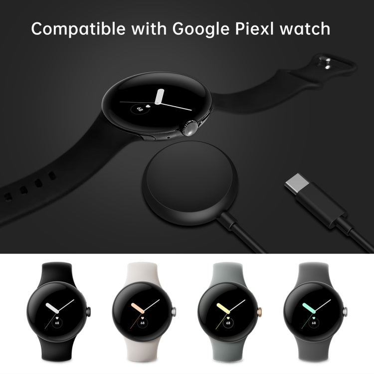 For Google Pixel Watch USB Port Smart Watch Magnetic Charging Cable, Length: 1m