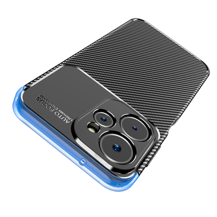 For Realme 10 5G / 9i 5G Carbon Fiber Texture Shockproof TPU Phone Case(Black)