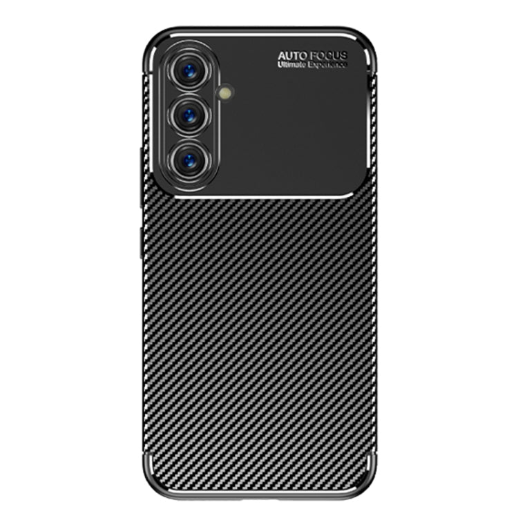 For Samsung Galaxy A54 5G Carbon Fiber Texture Shockproof TPU Phone Case(Black)